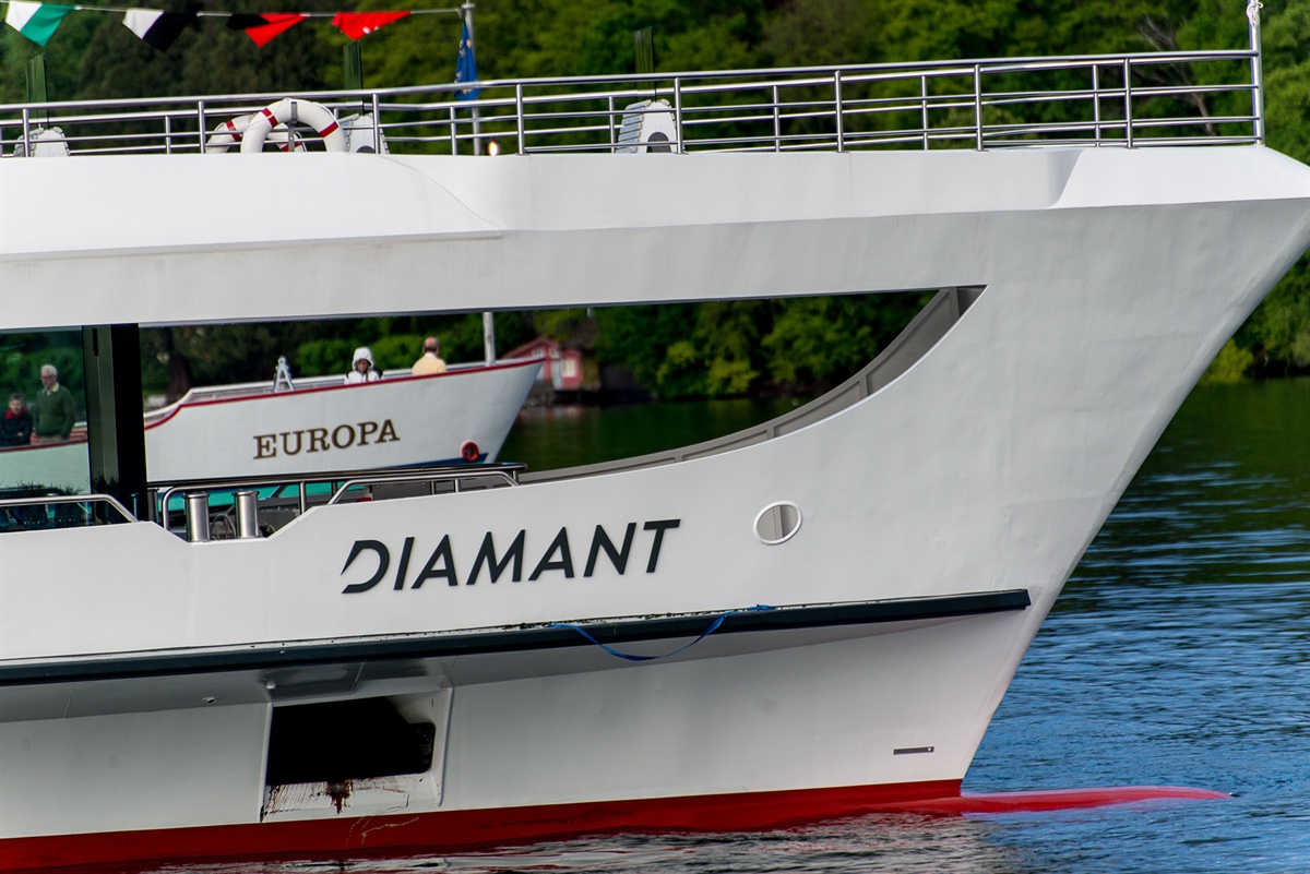 Rauch und ein Diamant - das neue Schiff auf dem Vierwaldstättersee