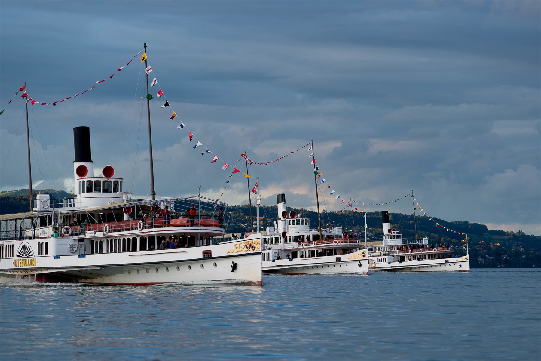 Dampferparade auf dem Vierwaldstättersee